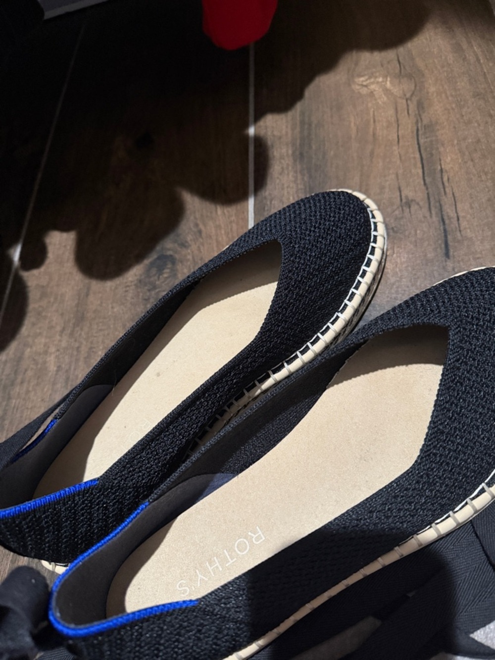 Rothy’s Black Lace-Up Espadrille Flats - Women's Shoes - Picture 5 of 8
